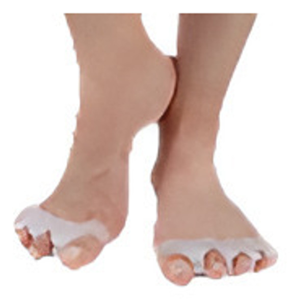 1pair Gel Dedos Separadores Ortesis Camillas Alinean Correct 1