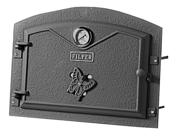 Puerta De Horno A Leña Con Pirometro --oferta  Imperdible!!! 0