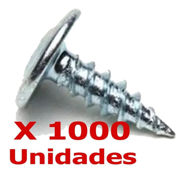 Tornillo T1 Punta Aguja Para Yeso 4,2x13mm X 1000unid - Aym 1