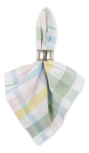 Dii Sweet Spring Plaid Table Collection Reutilizable Lavabl. 1