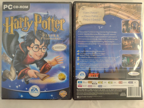 Harry Potter Piedra Filosofal Español Pc Original Fisico Cd 1
