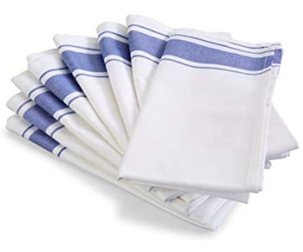 Kozy Cocina Bistro Servilletas Diseño De Rayas 100% Algodo 0