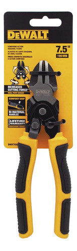 Alicates Diagonales De Acción Compuesta Dewalt Dwht70275 0