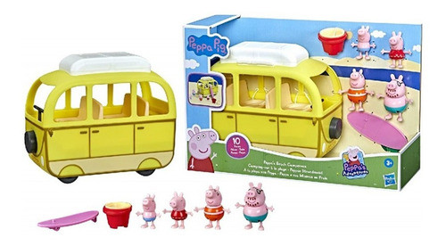 Juguete Figura Set Peppa Pig Y Su Familia A La Playa Febo 0