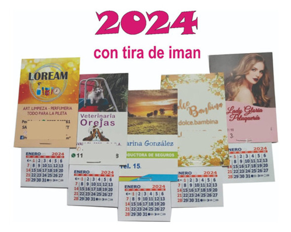 300 Almanaque 2020 Con Iman Y Mignon Personalizados 0