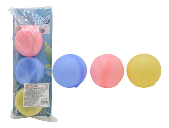 Bombitas De Agua Reutilizables De Silicona X3 Unidades 0