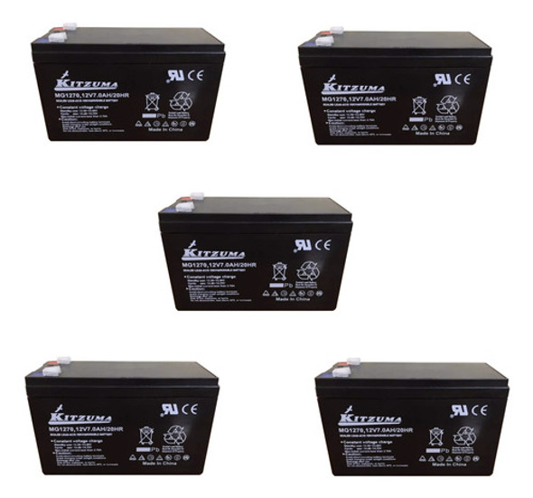5 Bateria Alarma De Gel 12v 7a 7ah Leds Recargable 0 5 Bateria Alarma De Gel 12v 7a 7ah Leds Recargable 0