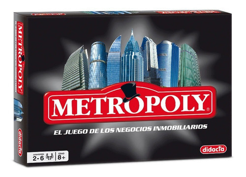 Juego De Mesa Metropoly Didacta Con Barrios De Montevideo 0