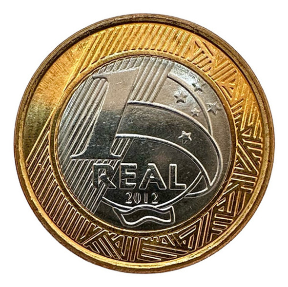 Brasil - 1 Real - Año 2012 - Bimetálica - Km #652a - Bimetál 1 Brasil - 1 Real - Año 2012 - Bimetálica - Km #652a - Bimetál 1