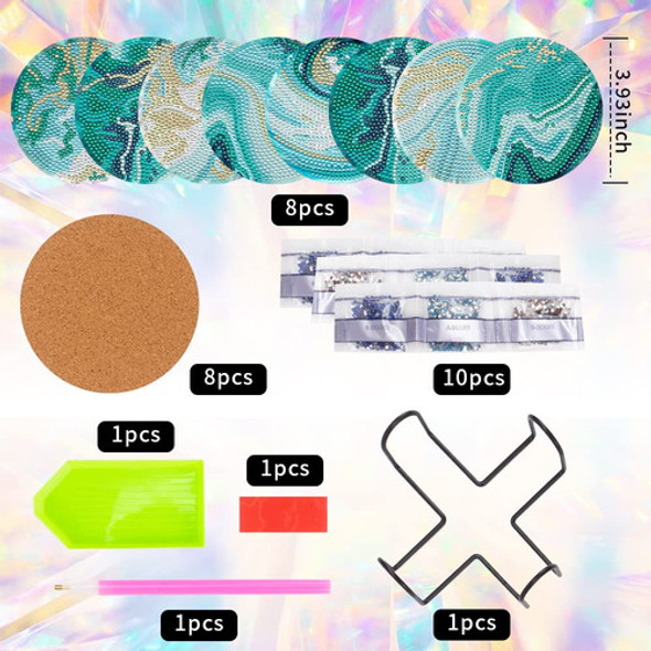 Kit Pintura Por Diamantes Posavasos De Diseños Varios - 15 1