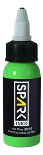Pigmento Tinta Tattoo Spark Inks Green 1 Oz 0