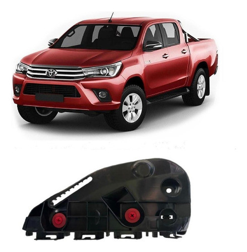 Soporte Paragolpe Toyota Hilux Srv 2016 2017 2018 Derecho 0