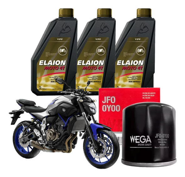 Kit Service Yamaha Mt07-09 850 Cc 2015 + Ypf 4t 10w40 3l 0 Kit Service Yamaha Mt07-09 850 Cc 2015 + Ypf 4t 10w40 3l 0