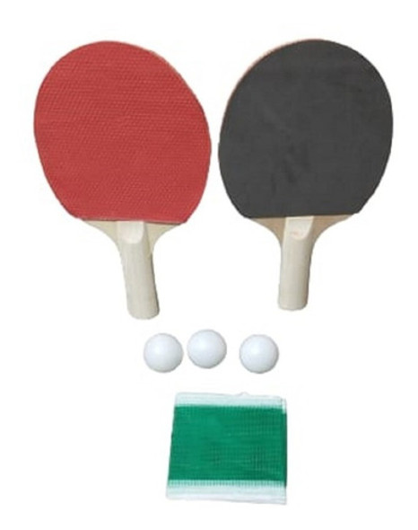 Juego Completo De Ping Pon Con Pelotitas 2 Paletas Y Red 0 Juego Completo De Ping Pon Con Pelotitas 2 Paletas Y Red 0