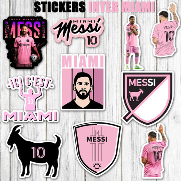 Stickers Inter Miami Messi 15 Unidades 1