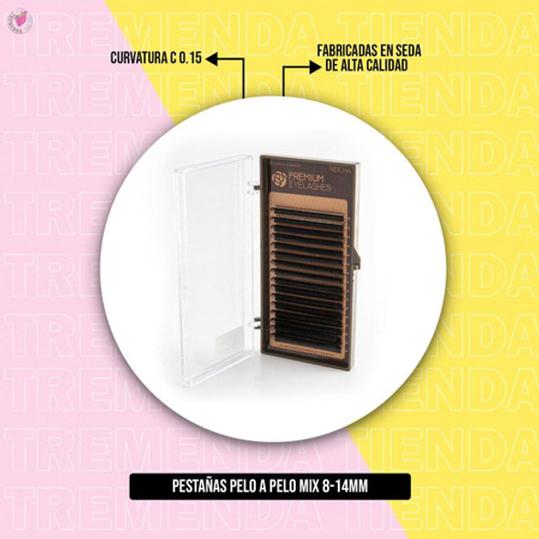 Pestañas Pelo A Pelo Mix 8-14mm 1
