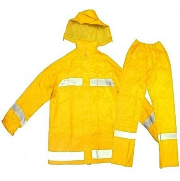 Equipo Lluvia Nylon Oxford Con Reflectivo- P/trabajo En Moto 1 Equipo Lluvia Nylon Oxford Con Reflectivo- P/trabajo En Moto 1