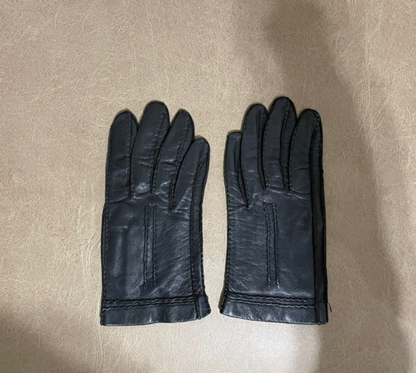 Guantes De Cuero Negro 0