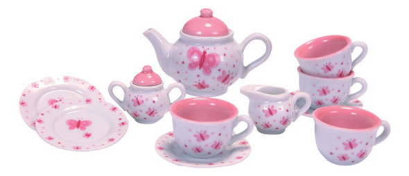 Juego De T De Porcelana Con Mariposas Schylling 0