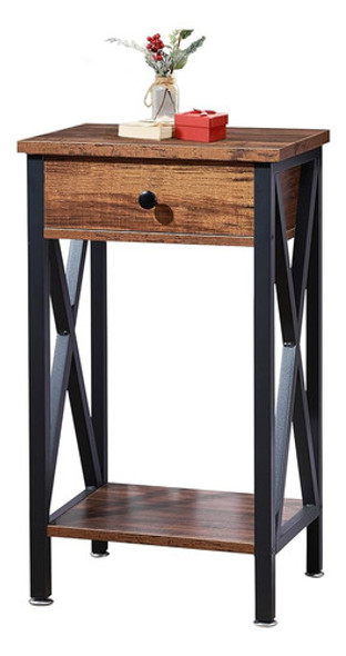 Vecelo Modern Nightstands X-design Side End Table Tall Night 0