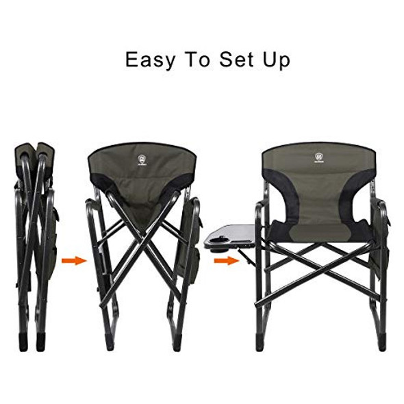 Silla Plegable De Aluminio Con Respaldo Completo De Ever Con 1