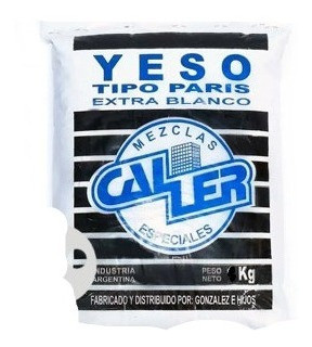 Yeso Tipo Paris X 2kg Extra Blanco Caller Ferreteria Vazquez 0