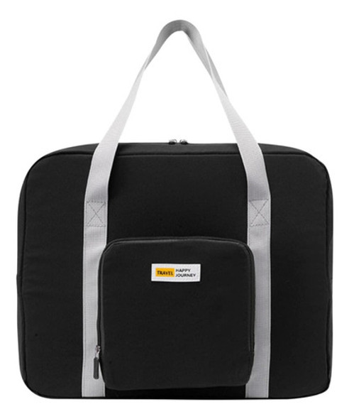 Bolso Plegable Para Viaje Con Bolsillo - Negro 0