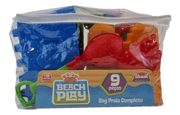 Beach Play Set Juego Playa Arena 9 Piezas Usual Ik 0