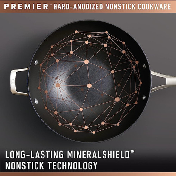 Calphalon Premier Hard-anodized Antiadherente De 12 Pulgadas 1 Calphalon Premier Hard-anodized Antiadherente De 12 Pulgadas 1