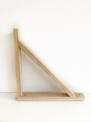 Mensulas De Madera Paraiso Para Estantes 30x30 2 Unidades 1