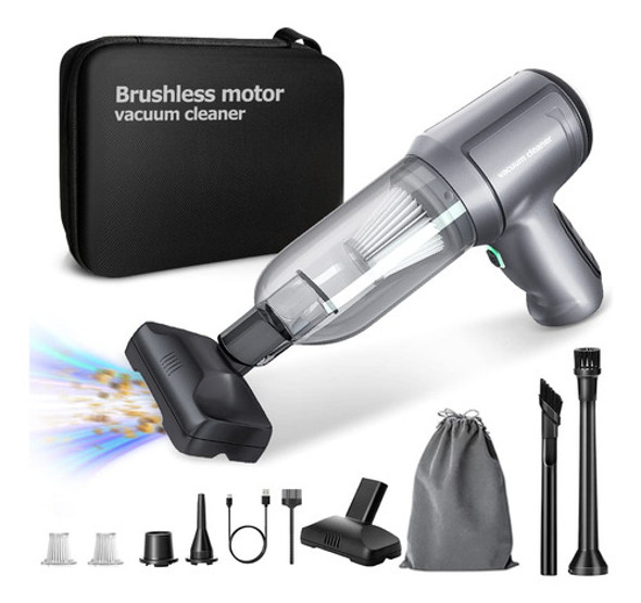 Tipcoo Aspirador Inalambrico Para Automovil, Aspiradora De M 0 Tipcoo Aspirador Inalambrico Para Automovil, Aspiradora De M 0