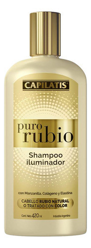 Shampoo Capilatis Puro Rubio Iluminador 420 Ml 0