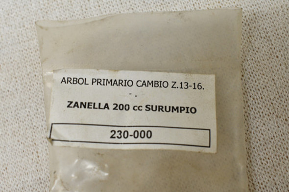 Eje Arbol Primario De Cambio Z.13-16, Zanella 200 Surumpio 1