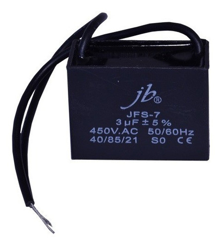Capacitor Polipropileno Metalico (motor) 3 Uf X 450v 0