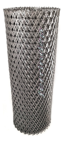Malla Romboidal Metál Desplegado 18x40mm 80cm X 10mts 2mm 0