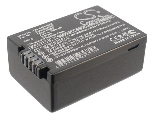 Bat Para Panasonic Dmw-bmb9 Dmc-fz48 Dmc-fz60 Dmc-fz62 0