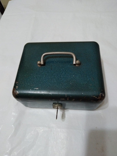 Caja Porta Valores, Antigua Vintage, Metálica. 1