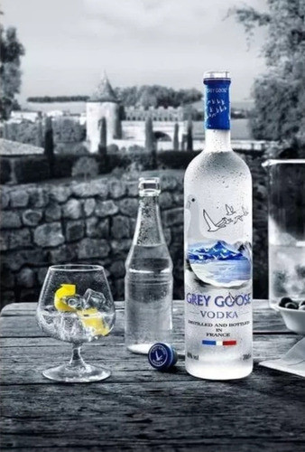 Vodka Grey Goose Clásico. Origen Francia. 1 Litro 1