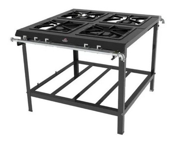 Anafe Progas 4 Fuegos 2 Simples 2 Dobles Pmsd-402  - 0