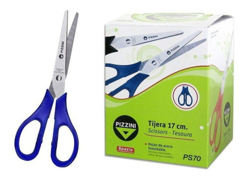 18 Tijera Pizzini Acero Inoxidable 17cm Escolar Mediana Pape 0