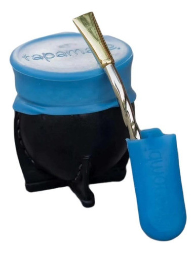 Tapa Mate Y Tapa Bombilla De Silicona 1