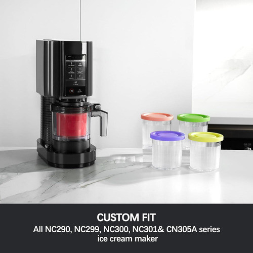 Tapa Y Tazón De Reemplazo Ninja Creami, 473ml, A Prueba De F 1