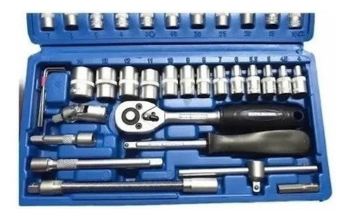 Juego Tubos Bocallaves Enc. 1/4 Ruhlmann 46 Pcs 1