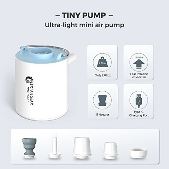 Mini Bomba De Aire Recargable Usb - Para Inflar Y Desinflar 1