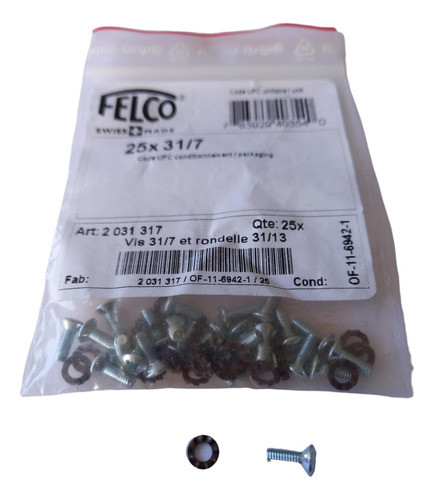 Repuesto Felco - Tornillo P/ Yunque 8mm Con Arandela 31/7 0