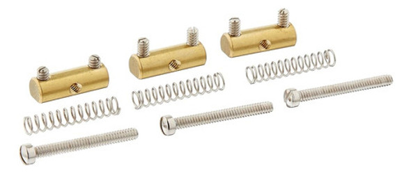 Fender Vintage Telecaster Bridge Saddle Set 0 Fender Vintage Telecaster Bridge Saddle Set 0