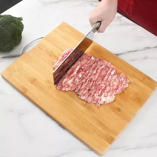 Picadora De Carne Manual Mas Tabla De Picar Con Manija Kit 1