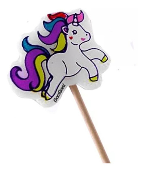 Set 5 Velas Cumpleaños Unicornio Arcoiris Velitas Pack X 5 1