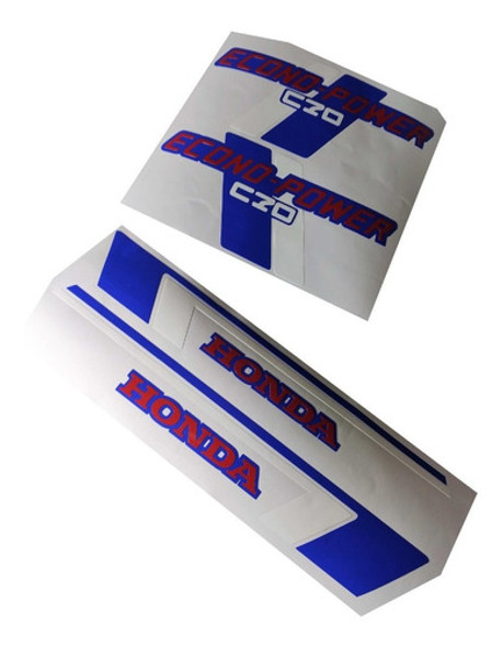 Calcomanías Adhesivas Honda Econo-power C70 C90 0 Calcomanías Adhesivas Honda Econo-power C70 C90 0