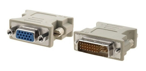 Adaptador Video Dvi 24+ 5 Macho  A Vga Dual Monitor 0